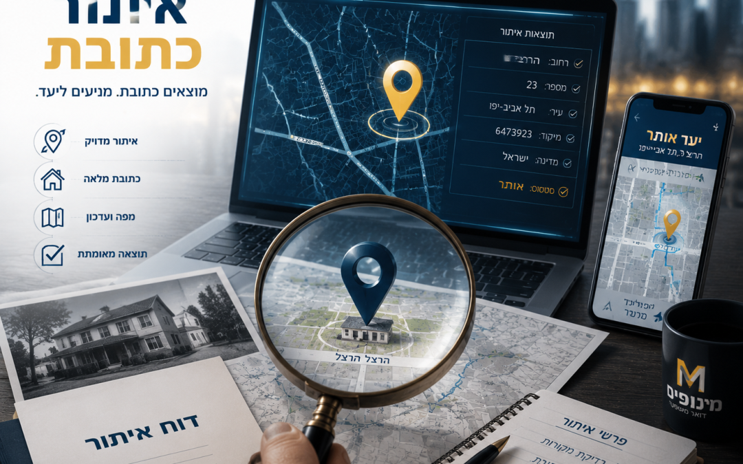 🏢 איתור אנשים לפי כתובת: המורכבות המשפטית והדרך להשגת אימות ודאי מבית מינופים ואתר מסירה