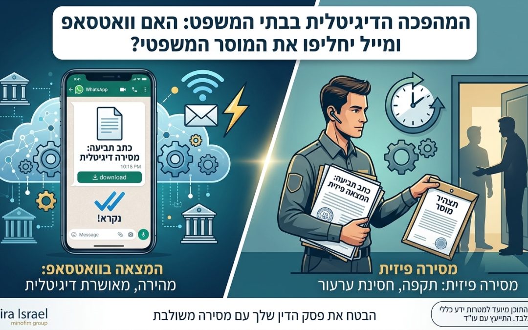 מסיה דיגיטלית, מסירה פיזית ומה שביניהן